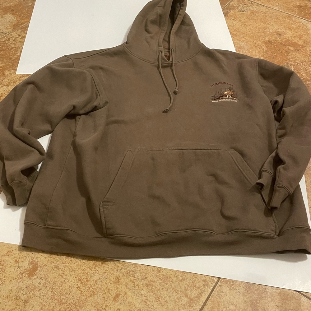 Outdoor life Men's Brown Hoodie size 2Xl